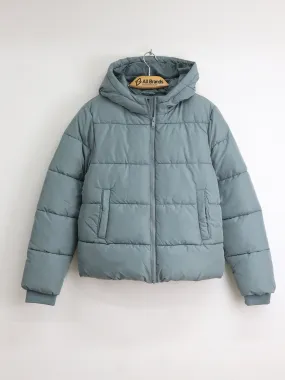 Women's Plain Puffer Jacket,Mint