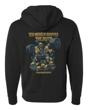 You Merely Adopted the Depth - on Black Pullover Hoodie