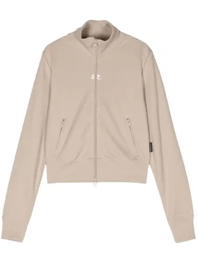 zip-up interlock track jacket