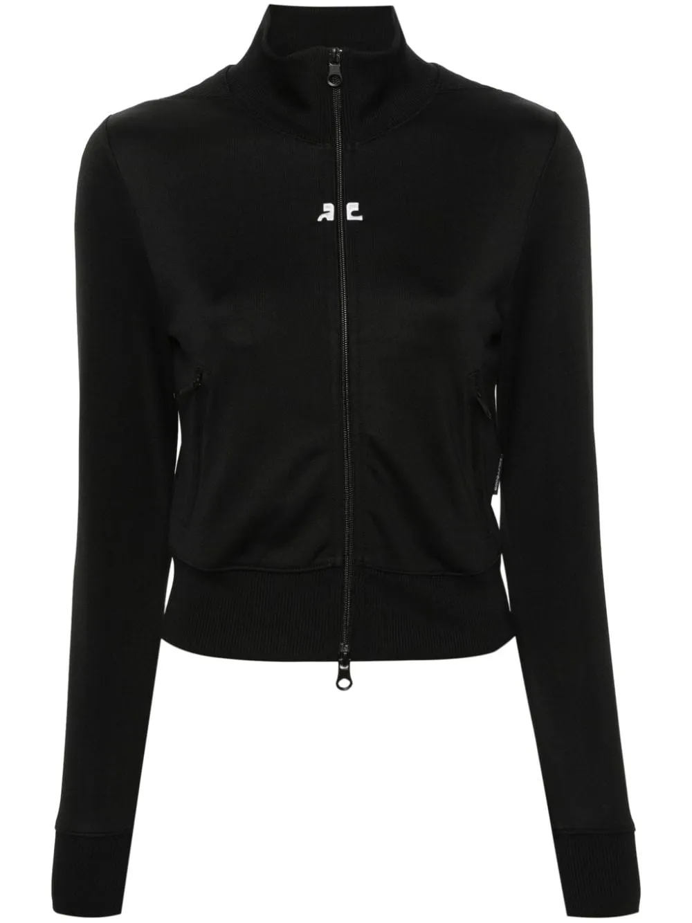 zip-up interlock track jacket